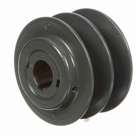 Browning 2 Groove Cast Iron Finish Bore Fhp Variable Pitch Sheave, 2VP42X1 2VP42X1